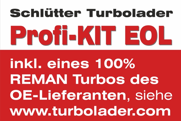 SCHLÜTTER TURBOLADER Lader, Aufladung 166-01017EOL